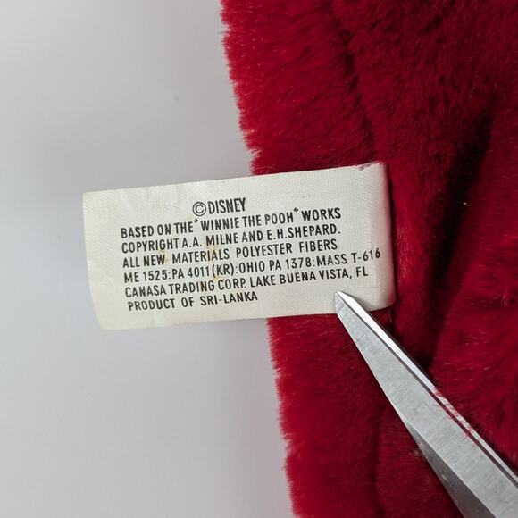 Classic Winnie the Pooh Christmas Stocking 3D Vintage 70s/80s Walt Disney World - Picture 9 of 16